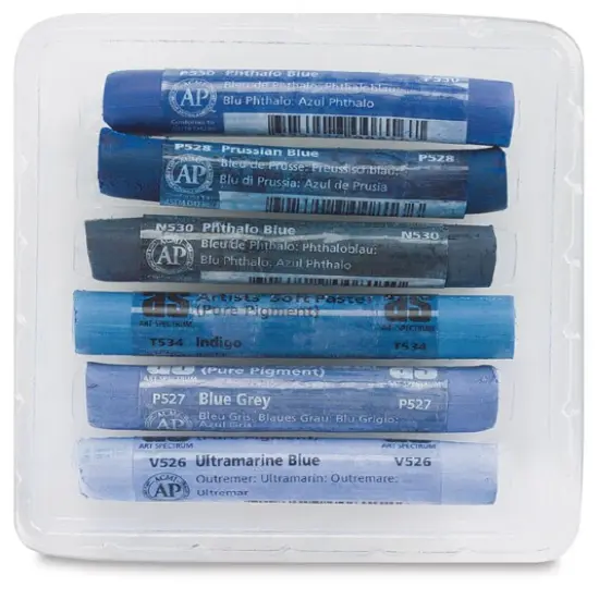 Art Spectrum Pastel 6ix Pack Set - Moody Blues, Set of 6 {2}