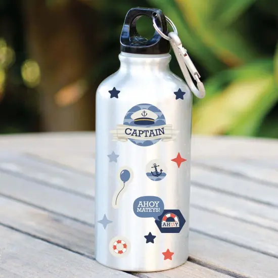 Big Dot of Happiness Ahoy - Nautical - Birthday Party Favor Kids Stickers - 16 Sheets - 256 Stickers {6}