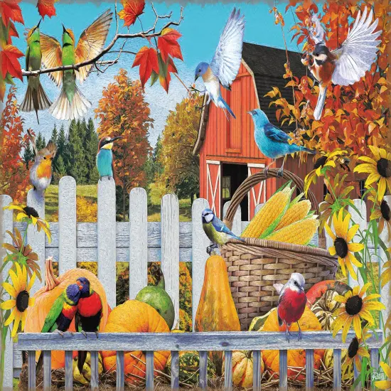 Sunsout Gathering for Fall 300 pc Jigsaw Puzzle 42231 {1}