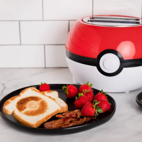 Uncanny Brands Pokemon Pokeball Halo Toaster {1}