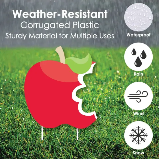 Big Dot of Happiness School's Out - Yard Sign Outdoor Lawn Decorations - Last Day of School Classroom Yard Signs - School's Out {4}