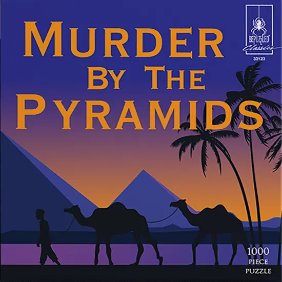 BePuzzled Mystery Jigsaw Puzzle 1000 Pieces 23"X29"-Murder By The Pyramids {1}