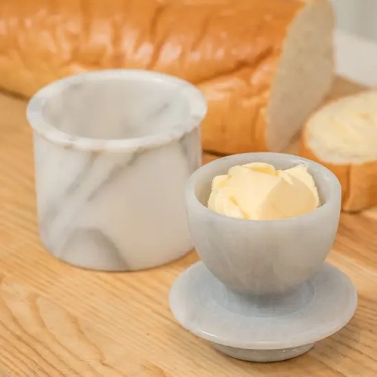 Norpro Marble Butter Crock {1}