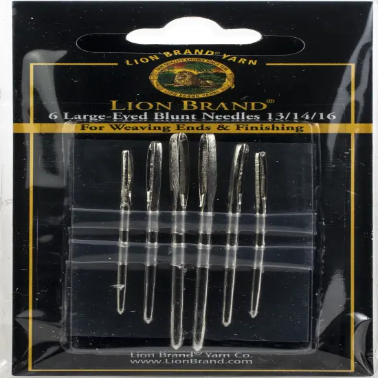Lion Brand Large-Eyed Blunt Needles-Sizes 13, 14 & 16 6/Pkg {1}