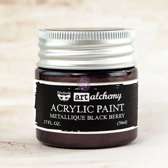 Prima Marketing Inc Art Alchemy-Acrylic Paint-Metallique Blackberry 1.7Oz 655350963149 {1}