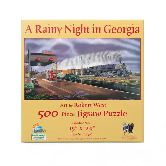 Sunsout A Rainy Night in Georgia 500 pc Jigsaw Puzzle 21366 {4}