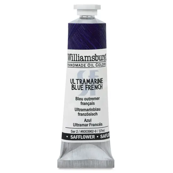 Williamsburg Handmade Safflower Oil Color - Ultramarine Blue French, 37 ml tube {1}