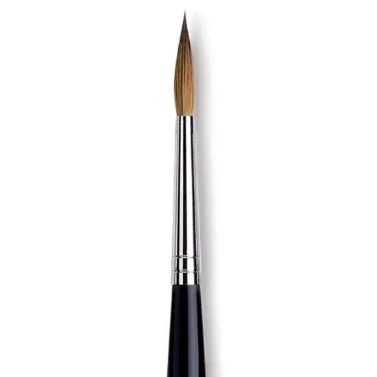 Da Vinci Maestro Kolinsky Brush - Long Tapered Round, Short Handle, Size 5 {1}