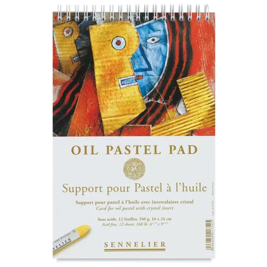 Sennelier Oil Pastel Card Pad - 6-1/4" x 9-1/2", 12 Sheets {2}