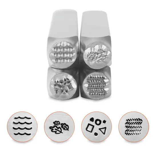 ImpressArt Design Stamp - Texture Pack Series 4, Set of 4 {2}
