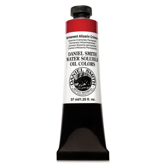 Daniel Smith Water-Soluble Oil - Permanent Alizarin Crimson, 37 ml Tube {1}