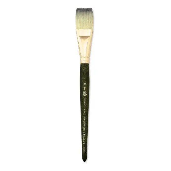 Princeton Umbria Brush - Flat, Short Handle, Size 12 {2}