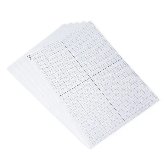 Sizzix Accessory Sticky Grid Sheets 8.25"X11.75"-5 Sheets {4}