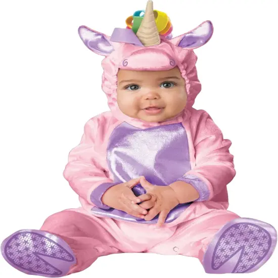 Child's Lil Magical Pink Unicorn Baby Costume {1}
