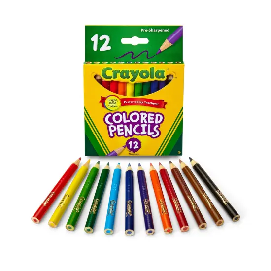 Crayola Colored Pencils-12/Pkg Short {5}