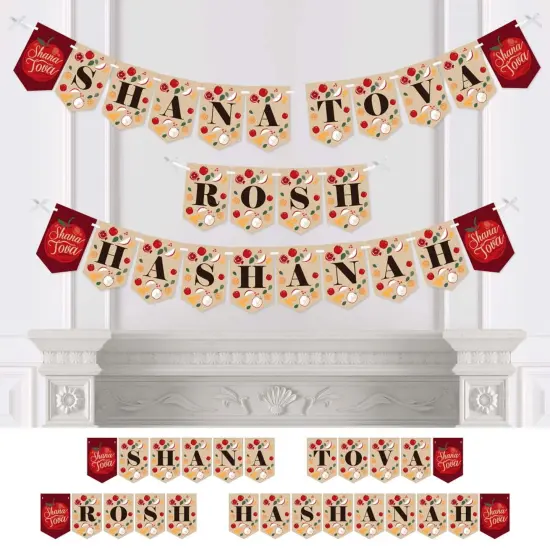 Big Dot of Happiness Rosh Hashanah - New Year Bunting Banner - Party Decorations - Shana Tova Rosh Hashanah {1}