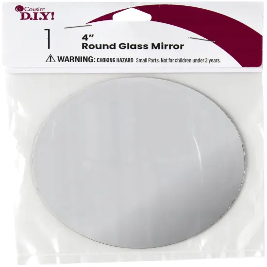 CousinDIY Round Glass Mirror-4" {1}