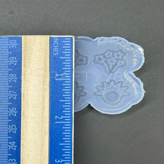 Independence Day Studs Earring Silicone Mold, USA Mold (A13) {3}