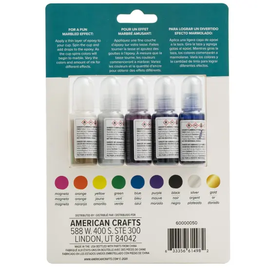We R Spin It Alcohol Ink 9/Pkg-Rainbow {3}