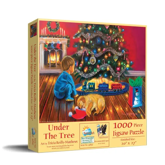Sunsout Under the Tree 1000 pc Christmas Jigsaw Puzzle 35897 {3}