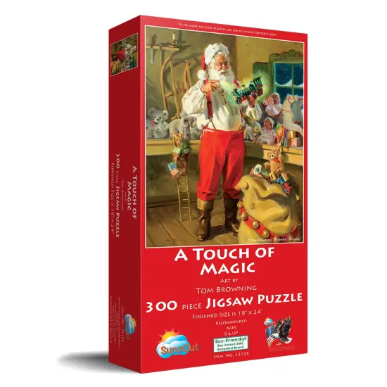 Sunsout A Touch of Magic 300 pc Christmas Jigsaw Puzzle 32126 {3}