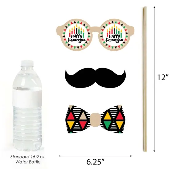 Big Dot of Happiness Happy Kwanzaa - Party Photo Booth Props Kit - 20 Count {6}