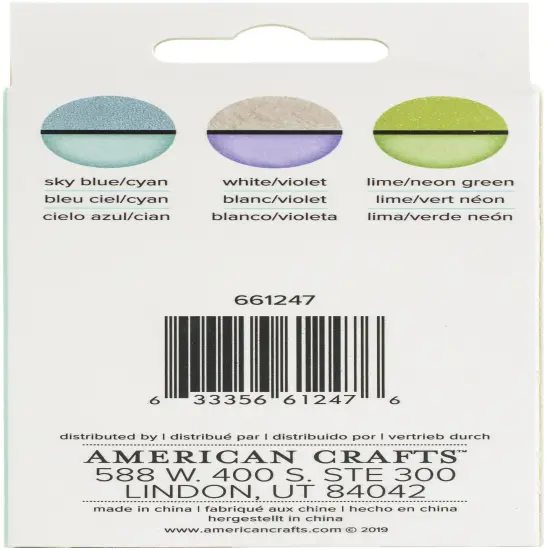 We R Spin It Glitter 3/Pkg-Glow-In-The-Dark {3}