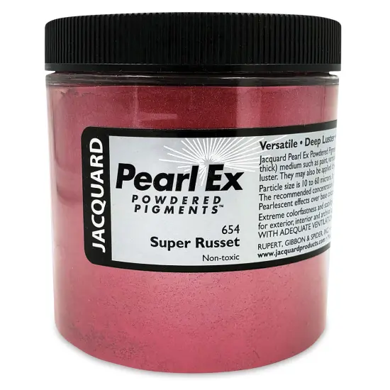 Jacquard Pearl-Ex Pigment - 4 oz, Super Russet, Jar {1}