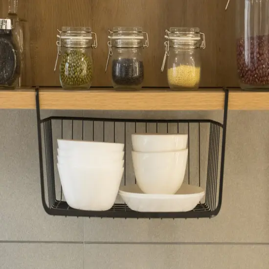 Hanging Under Shelf Metal Storage Basket {1}