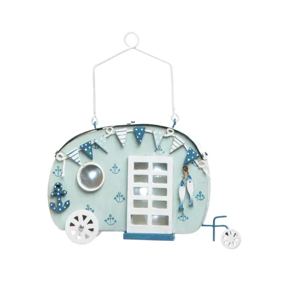 Beach Camper Light-Up Led Christmas Xmas Easter Spring Decorative Hanging Tree Ornament {1}