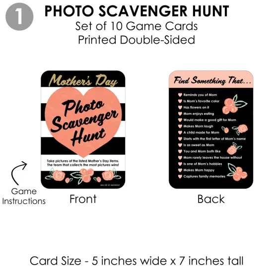 Big Dot of Happiness Best Mom Ever - 4 Mother's Day Party Games - 10 Cards Each - Gamerific Bundle {6}