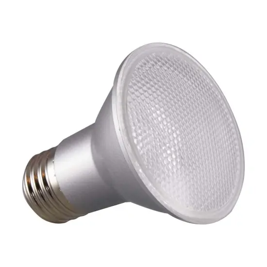 Satco 6.5w PAR20 LED 25 deg. Beam E26 Medium base 3500k Neutral White {1}