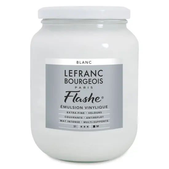 Lefranc & Bourgeois Flashe Vinyl Paint - White, 750 ml {1}