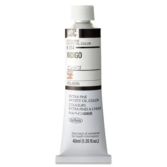 Holbein Artists' Oil Color - Indigo, 40 ml tube {1}