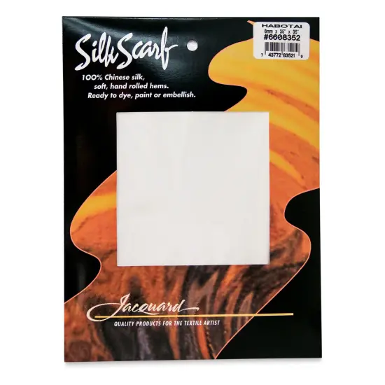 Jacquard Silk Scarf - 35" x 35", 8 mm {1}