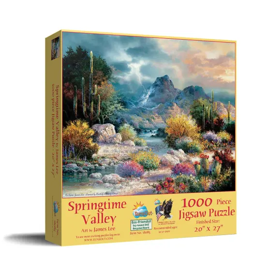 Sunsout Springtime Valley 1000 pc Jigsaw Puzzle 18085 {3}