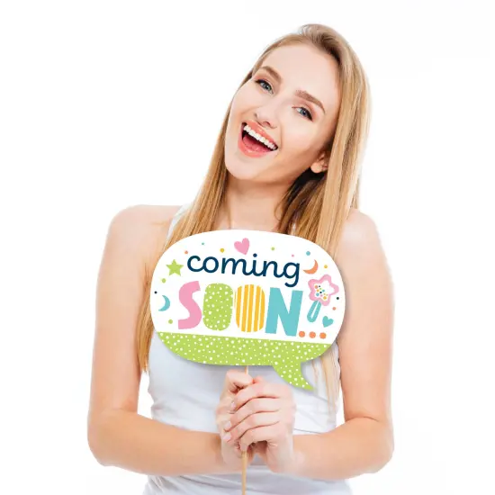 Big Dot of Happiness Colorful Baby Shower - Gender Neutral Party Photo Booth Props Kit - 20 Count {4}