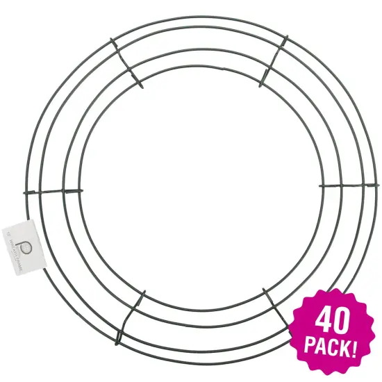 Multipack of 40 - Wire Wreath Frame-12" {1}