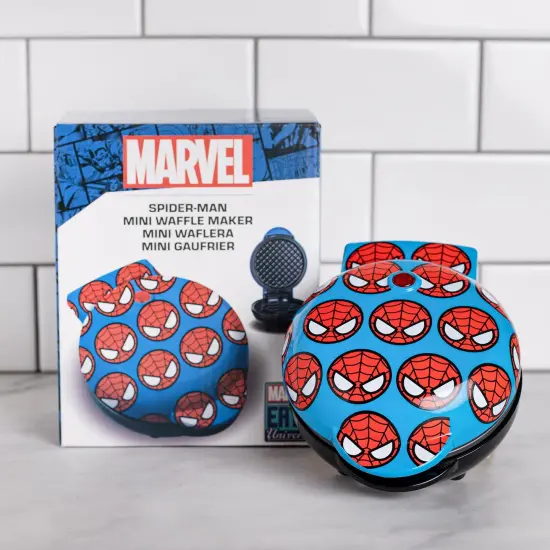 Uncanny Brands Marvel Spider-Man Mini Waffle Maker {2}