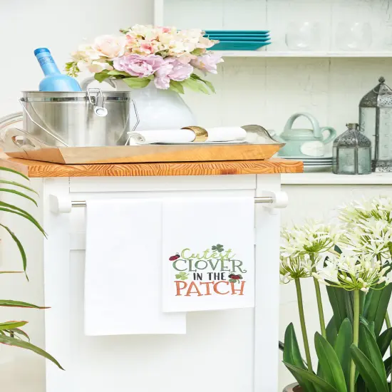 Cutest Clover In The Patch Kitchen Dishtowel {4}
