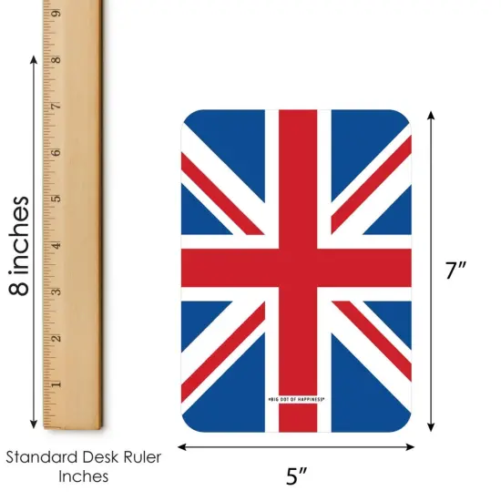 Big Dot of Happiness Cheerio, London - Bingo Cards and Markers - British UK Party Bingo Game - Set of 18 {6}