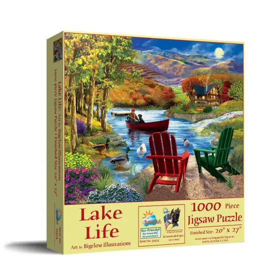 Sunsout Lake Life 1000 pc Jigsaw Puzzle 31504 {3}