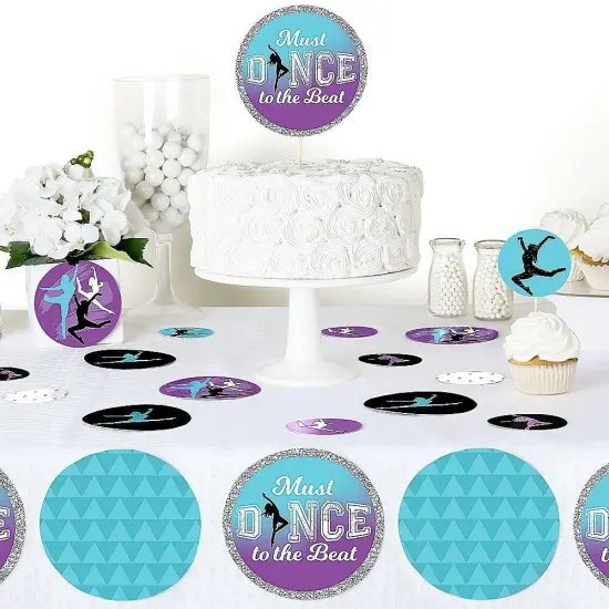 Big Dot of Happiness Must Dance to the Beat - Dance - Birthday Party Giant Circle Confetti - Dance Party Decorations - Large Confetti 27 Count {6}