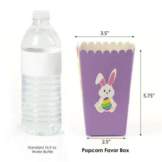 Big Dot of Happiness Hippity Hoppity - Easter Bunny Party Favor Popcorn Treat Boxes - Set of 12 {3}