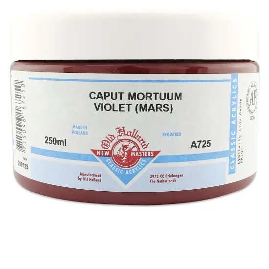 Old Holland New Masters Classic Acrylics - Caput Mortuum Violet (Mars), 250 ml jar {2}