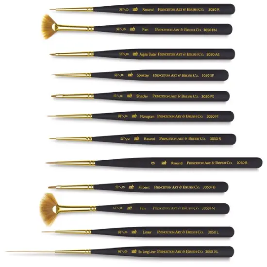 Princeton Mini Brush Set - Mini Handle, Set of 12 {1}