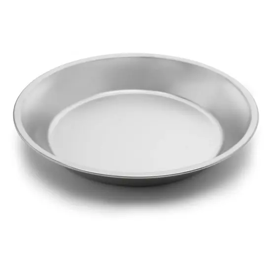 Fox Run 4871 Pie Pan 9" Stainless Steel Stain Scratch and Rust Resistant {1}