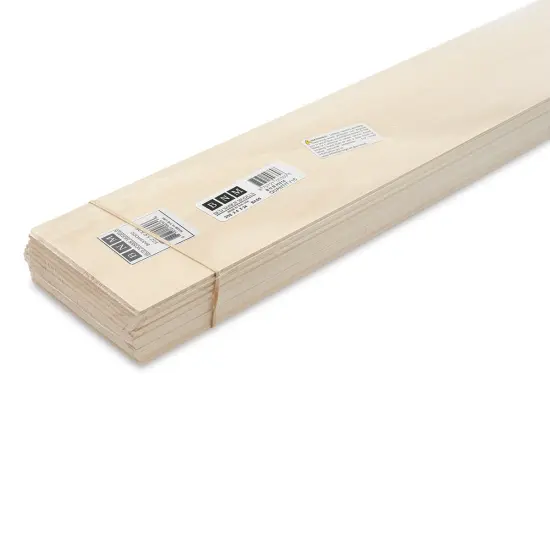 Bud Nosen Basswood Sheets - 3/32" x 4" x 24", 15 Sheets {1}