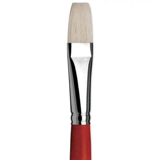 Da Vinci Maestro 2 Hog Bristle Brush - Flat, Long Handle, Size 12 {1}