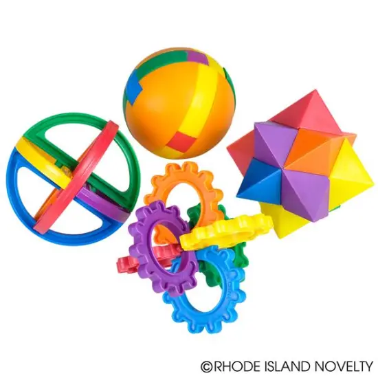 Rhode Island Novelty Plastic Puzzle Balls - 12 pieces {1}